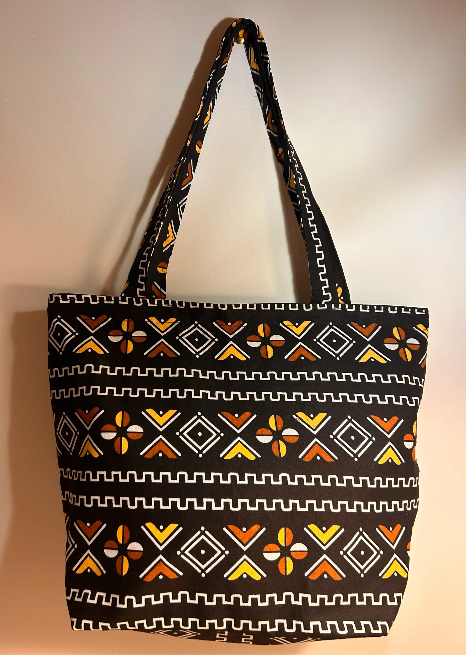 Sac cabas en wax - toile rigide
